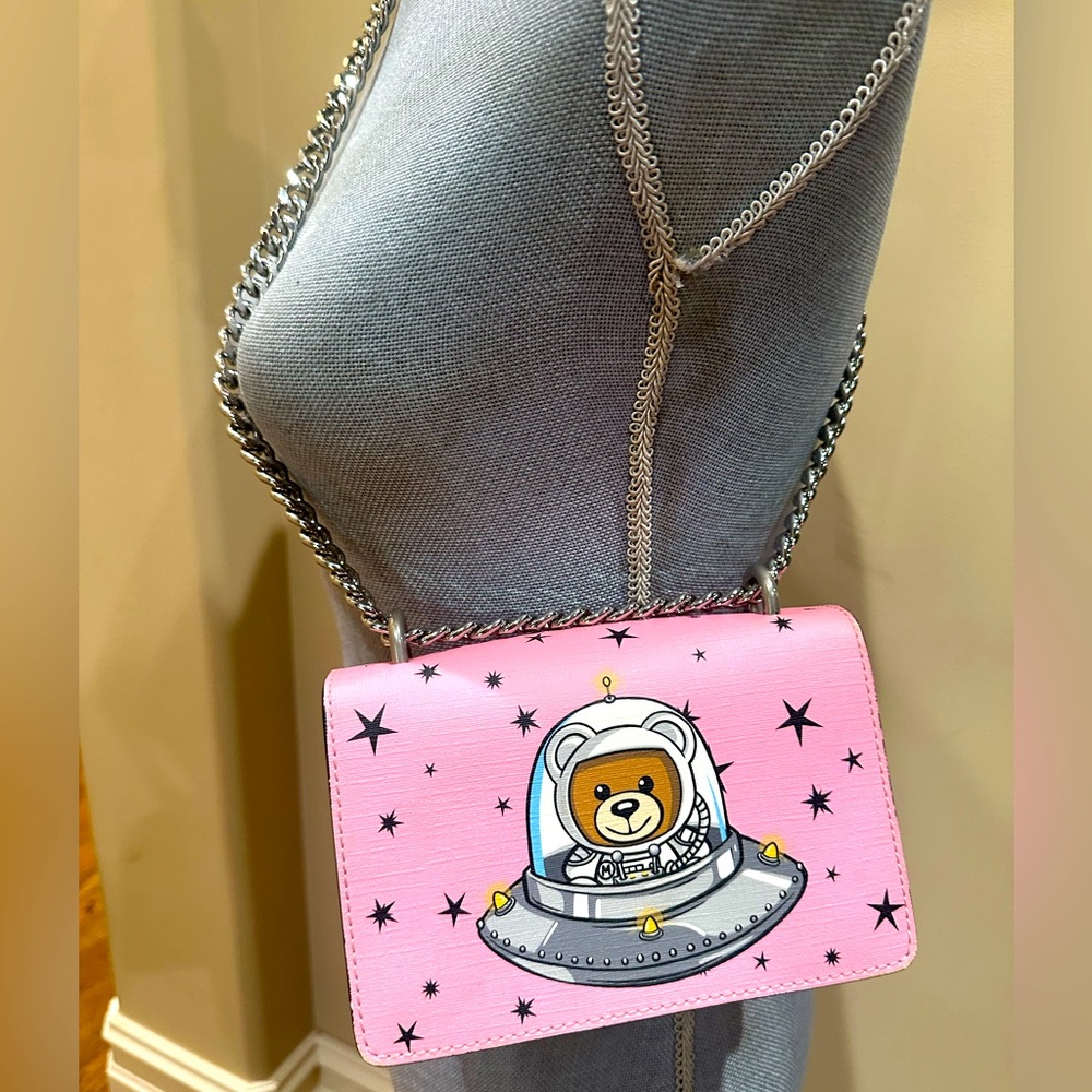Moschino Space Teddy Mini Crossbody